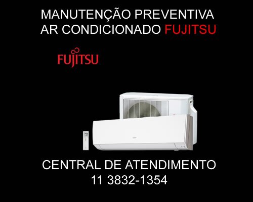 Manutenção preventiva ar-condicionado Fujitsu
